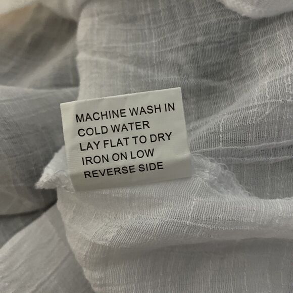 Womens S Tunic Top CREATION S White Black Abstract Graphic Print Long Layer NICE - Picture 7 of 8